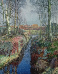 Zijrivier van de Rivier Moor