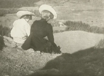 Velden in Birgitz (Hans en Mary zittend)