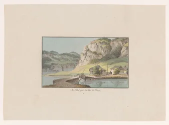 Gezicht op Le Pont bij het Lac de Joux