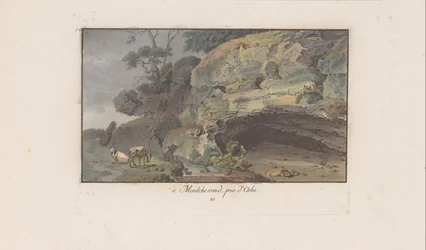 Herder voor een grot te Montcherand