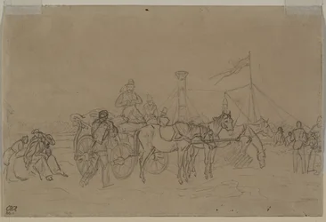 Passagiers voor Rijnstoomboot (verso)
