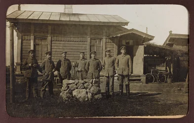 Eerste Wereldoorlog: Oekraïne in de jaren 1914-1916 tijdens de invasie van het Duitse leger. Groepsportret