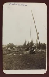 Eerste Wereldoorlog: Oekraïne in de jaren 1914-1916 tijdens de invasie van het Duitse leger. Een put
