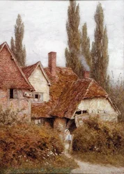Een Oude Boerderij in Didcot, ca. 1918
