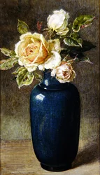 Vaas met rozen
