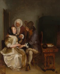 Glas limonade, naar het schilderij van Gerh. Terborch