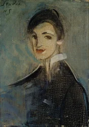 Zanger in zwart, 1916-1917