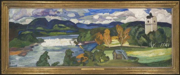 Gezicht op Ragunda, Jämtland