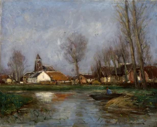Herfstsfeer aan het oude water