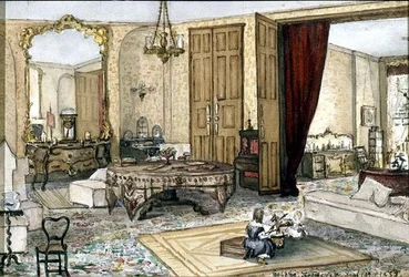 Interieur van de Salon