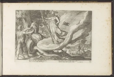 Cadmus zaait de tanden van de draak