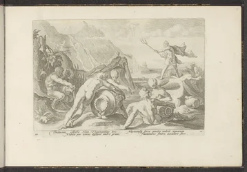 Neptunus en de riviergoden veroorzaken een zondvloed