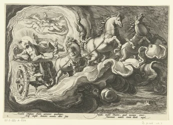 Phaëthon berijdt de wagen van zijn vader Ovidius