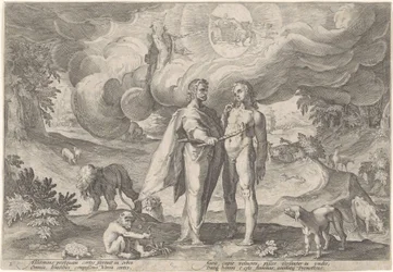 Prometheus schept de eerste mens