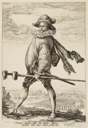Een kapitein van de infanterie