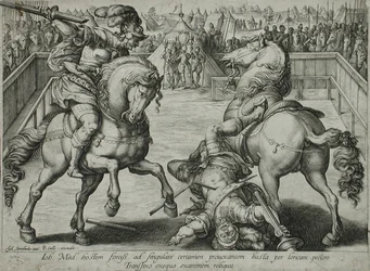 Een duel te paard