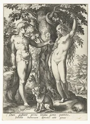 Adam en Eva en de slang