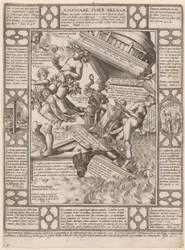 Aedificare super Arenam, blad 7 uit de reeks „Allegorieën van het christelijk geloof”