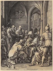 Aanbidding der Koningen, blad 5 uit de reeks “Het leven van de Maagd Maria”