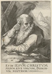 Andreas, blad 2 van de aflevering „Christus, de twaalf apostelen en Paulus“