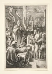 Christus voor Caiphas