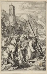 Christus draagt het kruis