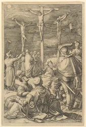 Christus aan het kruis, uit "Het lijden van Christus"