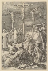 Christus aan het kruis, uit „Het lijden van Christus“