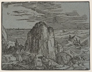 Klif aan de kust