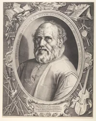 Dirck Volkertsz. Coornhert (met lijst)
