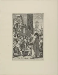 Ecce Homo, plaat acht uit De Passie van Christus