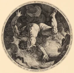De val van Ixion, blad 4 van de reeks "De vier hemelbestormers"