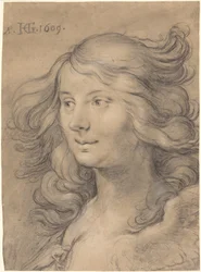 Hoofd van een sirene