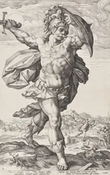 Horatius Cocles (Romeinse helden, plaat 2)