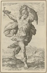 Horatius Cocles, blad 2 uit de serie „Romeinse helden“