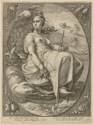 Juno, blad 3 uit de serie „Drie godinnen“