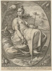 Juno, blad 3 uit de reeks „Drie godinnen”