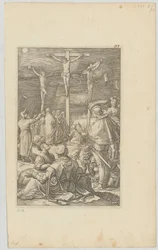 Kruisiging, blad 10 uit de serie "De Passie"