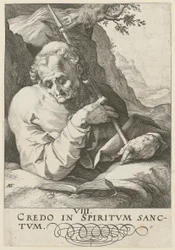 Matteüs, blad 9 uit de reeks „Christus, de twaalf apostelen en Paulus”