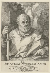 Matthias, blad 13 van de serie „Christus, de twaalf apostelen en Paulus“