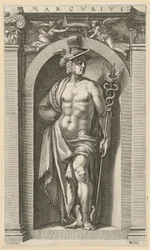 Mercurius, blad 8 uit de serie „Acht antieke goden”