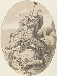 Oceanus, plaat twee uit Demogorgon en de goden