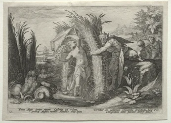 Pan achtervolgt Syrinx