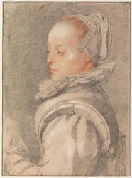 Portret van een jonge vrouw