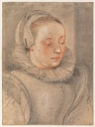 Portret van een jonge vrouw