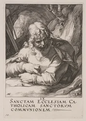 Jakobus de Minder, van Christus, de Apostelen en Paulus met het Credo