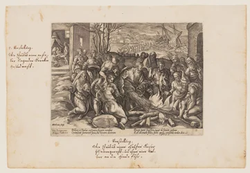 Paulus gebeten door de adder, uit Acta Apostolorum (De Handelingen van de Apostelen)