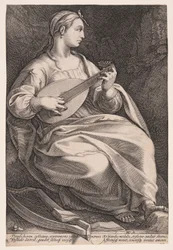 Terpsichore, de Muze van de Dans, uit De Negen Muzen