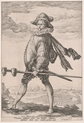 De kapitein van de infanterie
