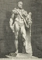Keizer Commodus als Hercules